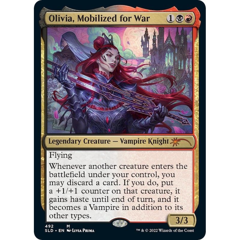 Image for Olivia, Mobilized for War (492) (SLD) - Magic: The Gathering