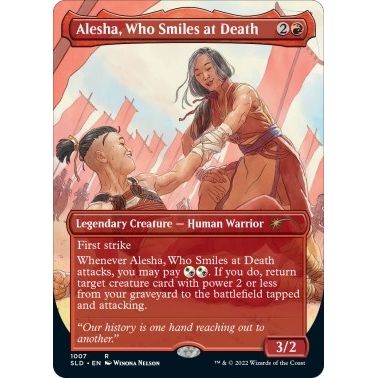 Image for Alesha, Who Smiles at Death (1007) (SLD) - Magic: The Gathering