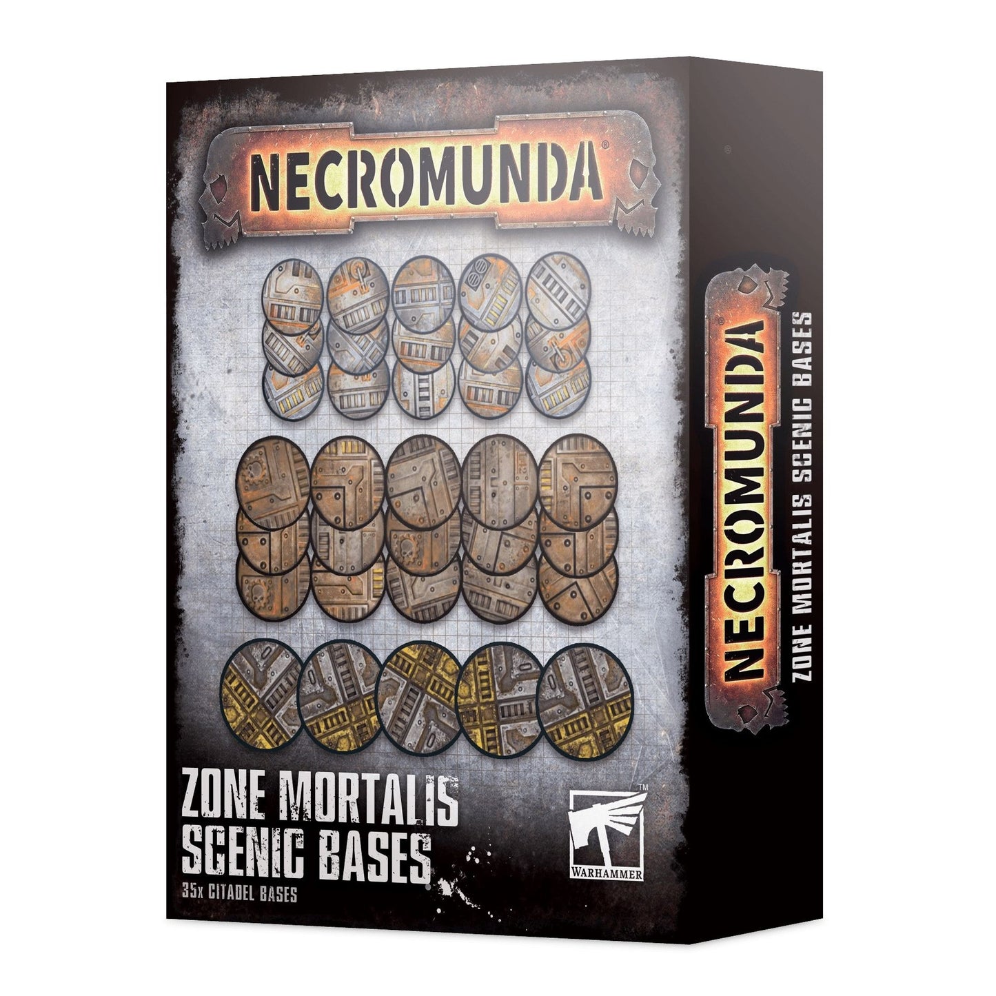 Image for Necromunda: Zone Mortalis Scenic Bases - Warhammer Game Accessories