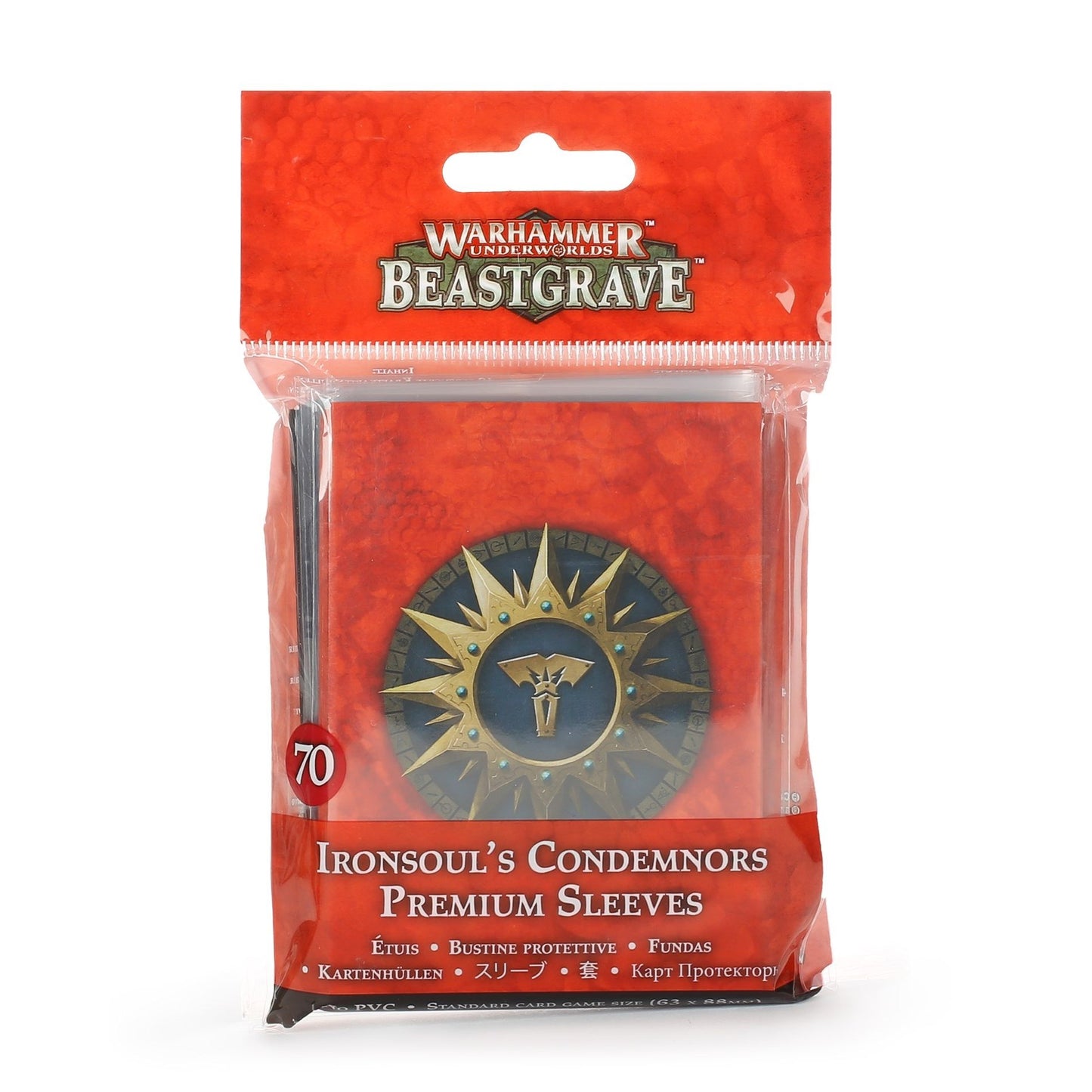 Image for Warhammer: Underworlds - Beastgrave: Ironsoul's Condemnors Premium Sleeves (70-pack) - Warhammer Game Accessories