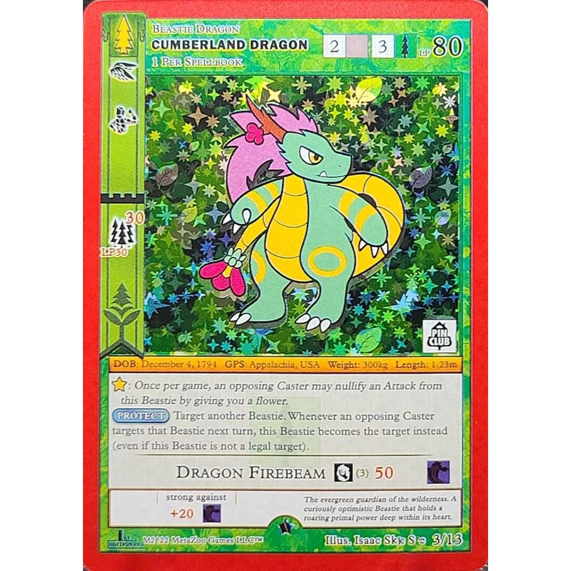 Image for Cumberland Dragon (Pin Club Wilderness Mystery Collection) (3/13) (MISC) - MetaZoo