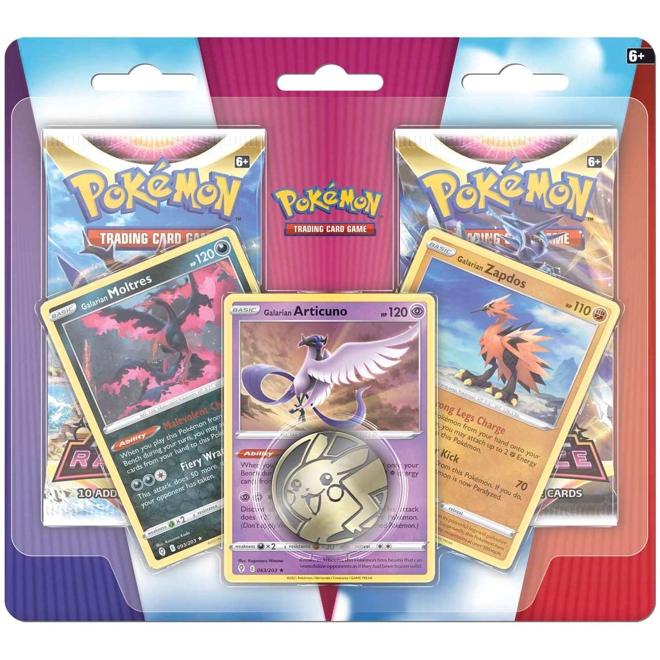Image for Enhanced 2-Pack Blister Pack [Galarian Articuno, Galarian Zapdos, & Galarian Moltres] - Pokemon