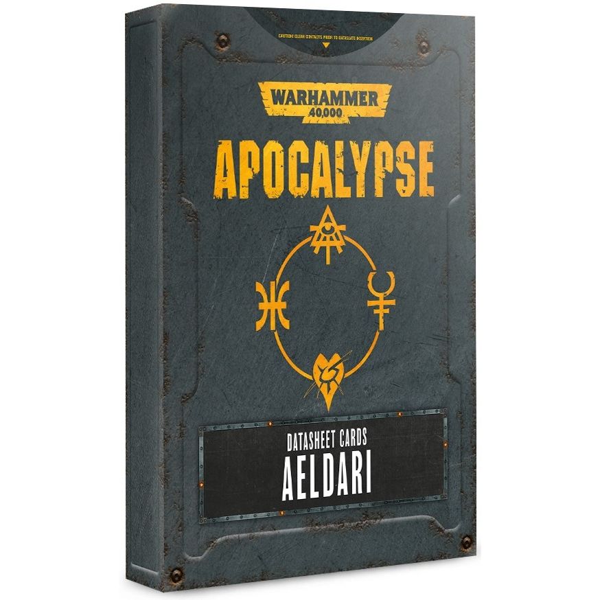 Image for Warhammer 40K: Apocalypse Datasheet Cards - Aeldari - Warhammer Game Accessories