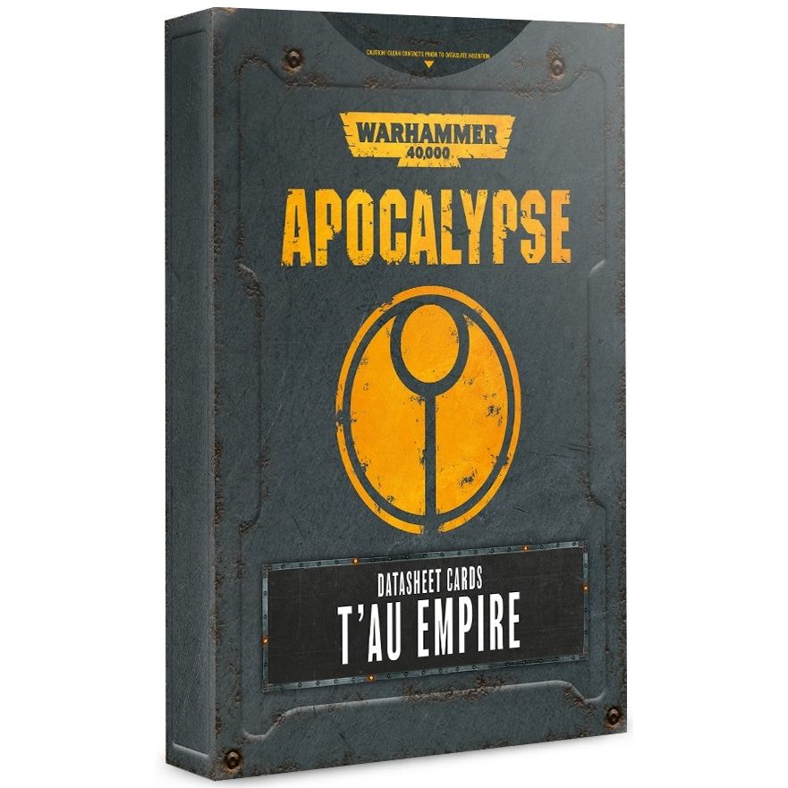 Image for Warhammer 40K: Apocalypse Datasheet Cards - T'au Empire - Warhammer Game Accessories