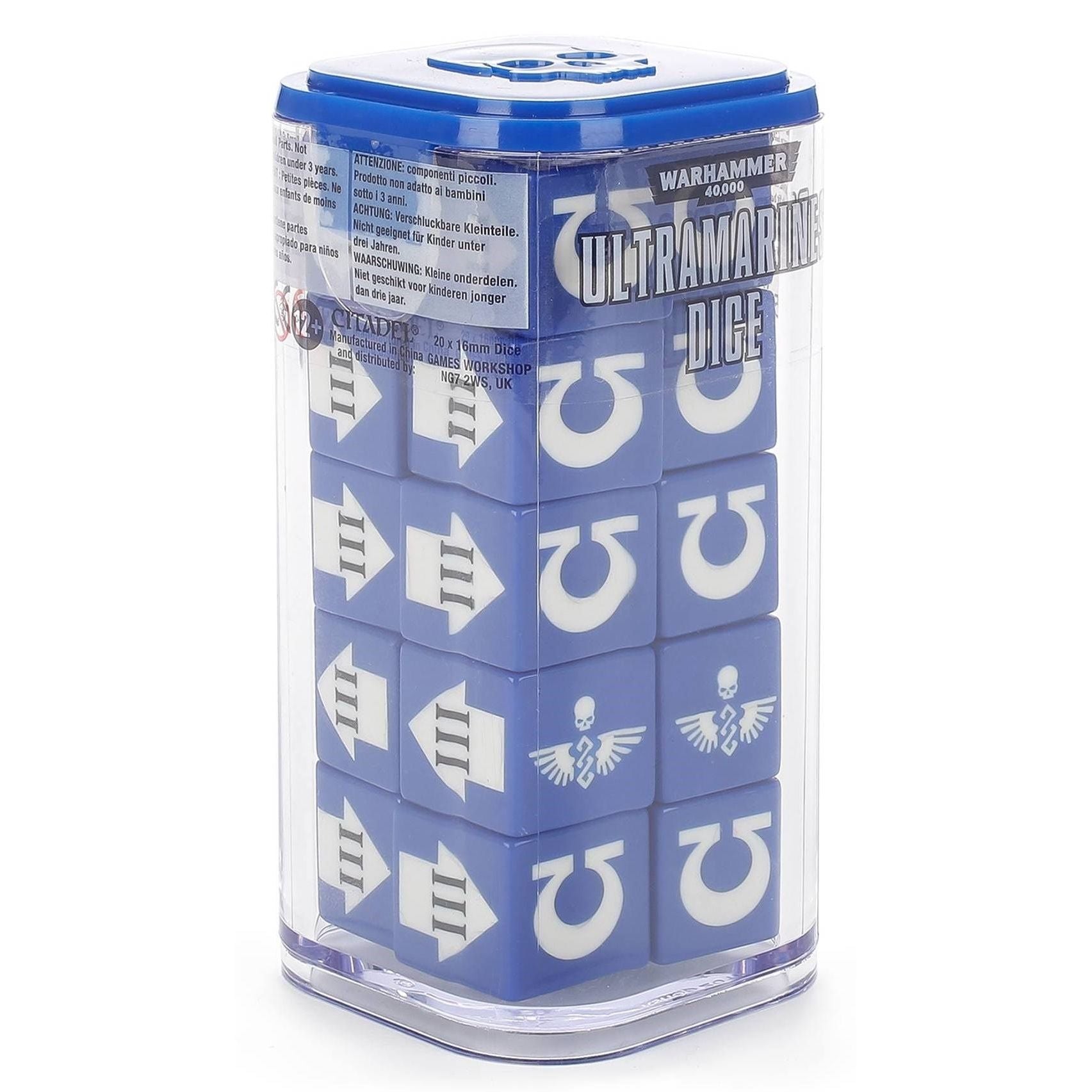 Image for Warhammer: 40K - Ultramarines Dice Set (20-pack) - Warhammer Game Accessories