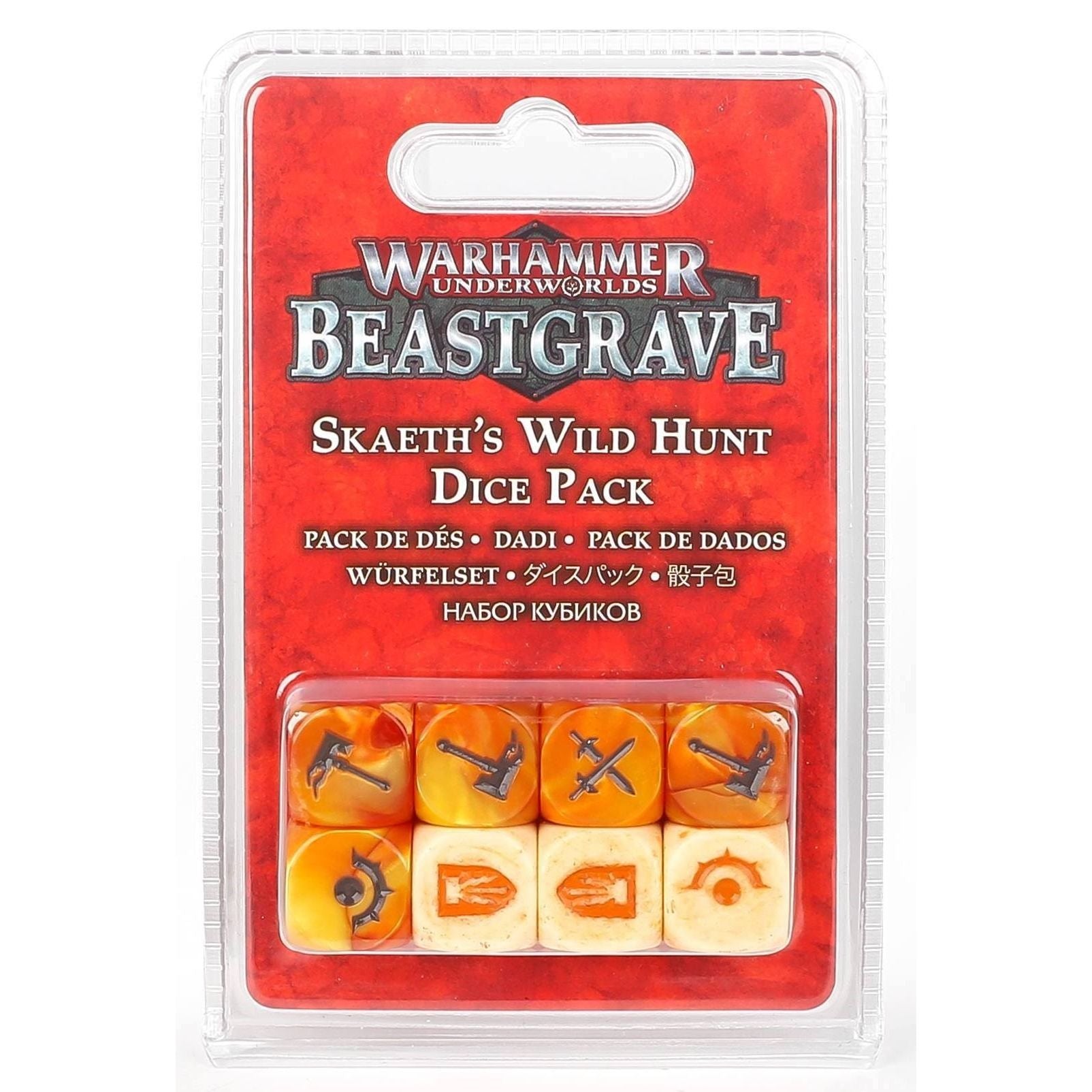 Image for Warhammer: Underworlds - Skaeth's Wild Hunt Dice Set (8-Pack) - Warhammer Game Accessories
