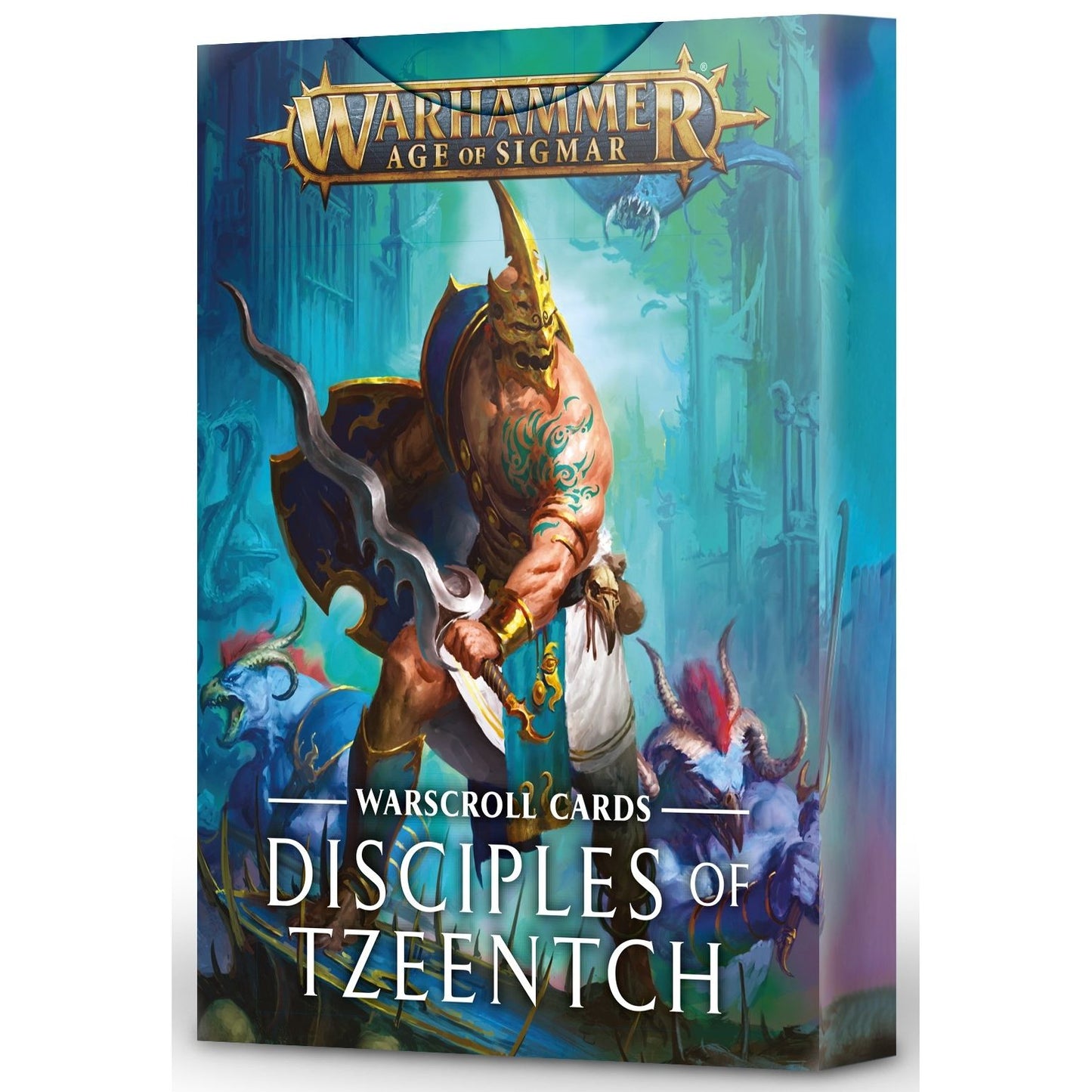 Image for Warhammer: Age of Sigmar - Warscroll Cards: Disciples of Tzeentch - Warhammer Game Accessories