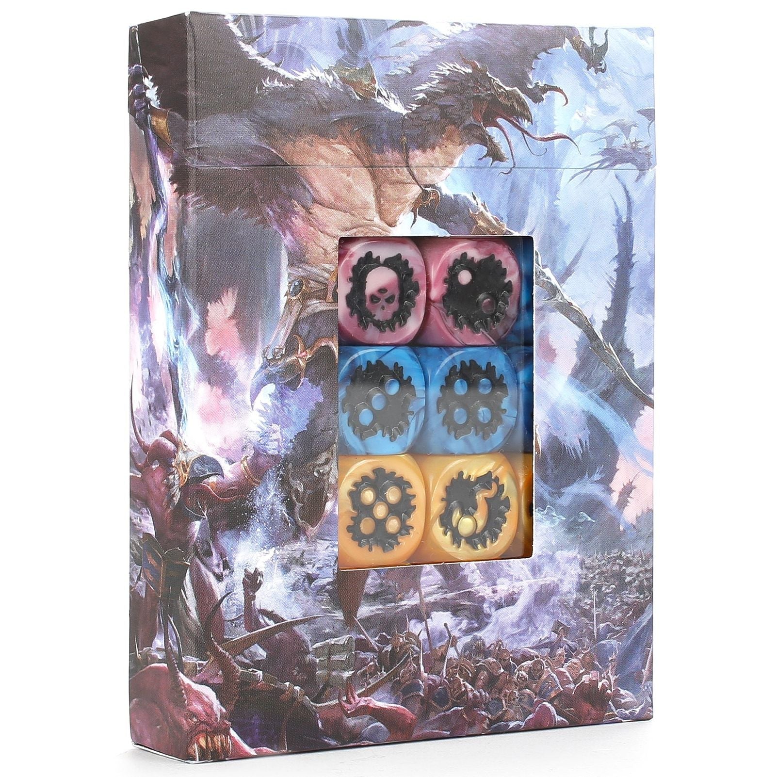 Image for Warhammer: Age of Sigmar - Disciples of Tzeentch Dice Set (8-Pack) - Warhammer Game Accessories