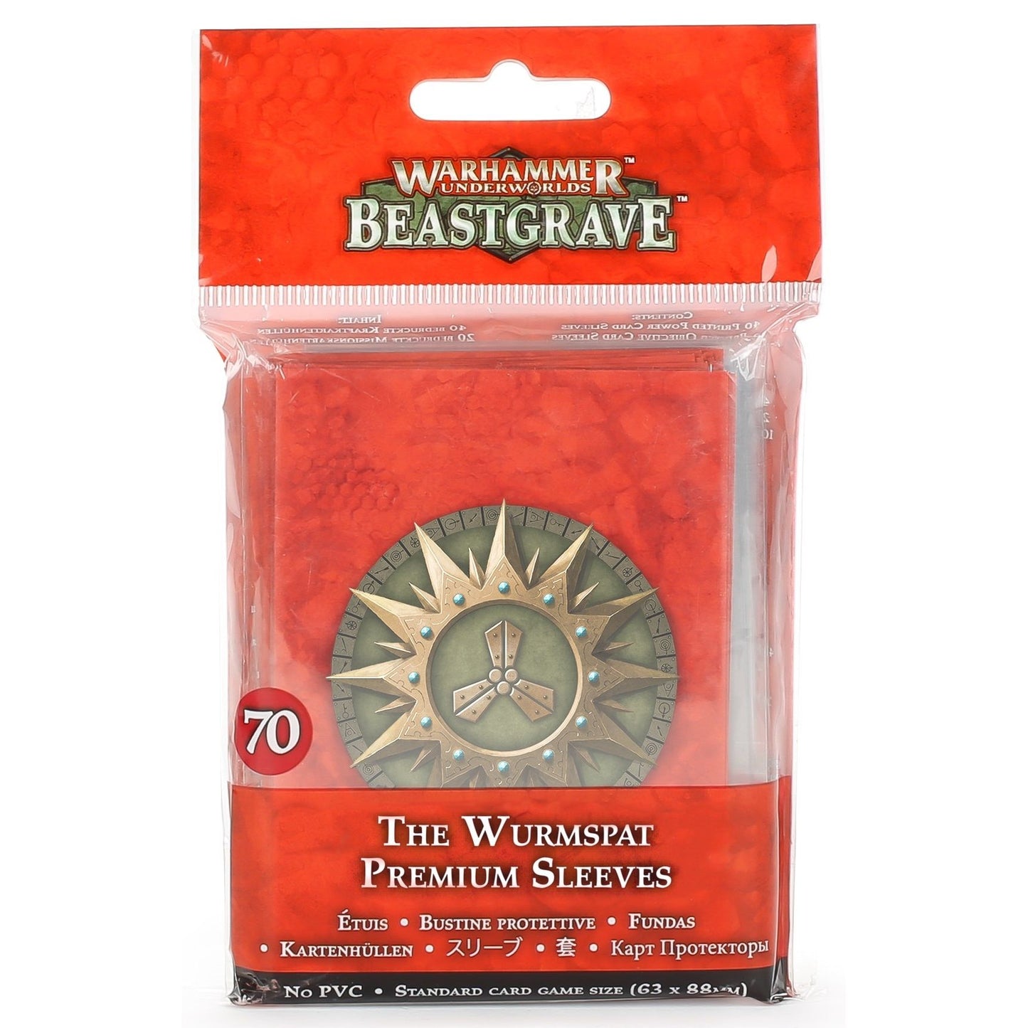 Image for Warhammer: Underworlds - Beastgrave: The Wurmspat Sleeves (70-pack) - Warhammer Game Accessories