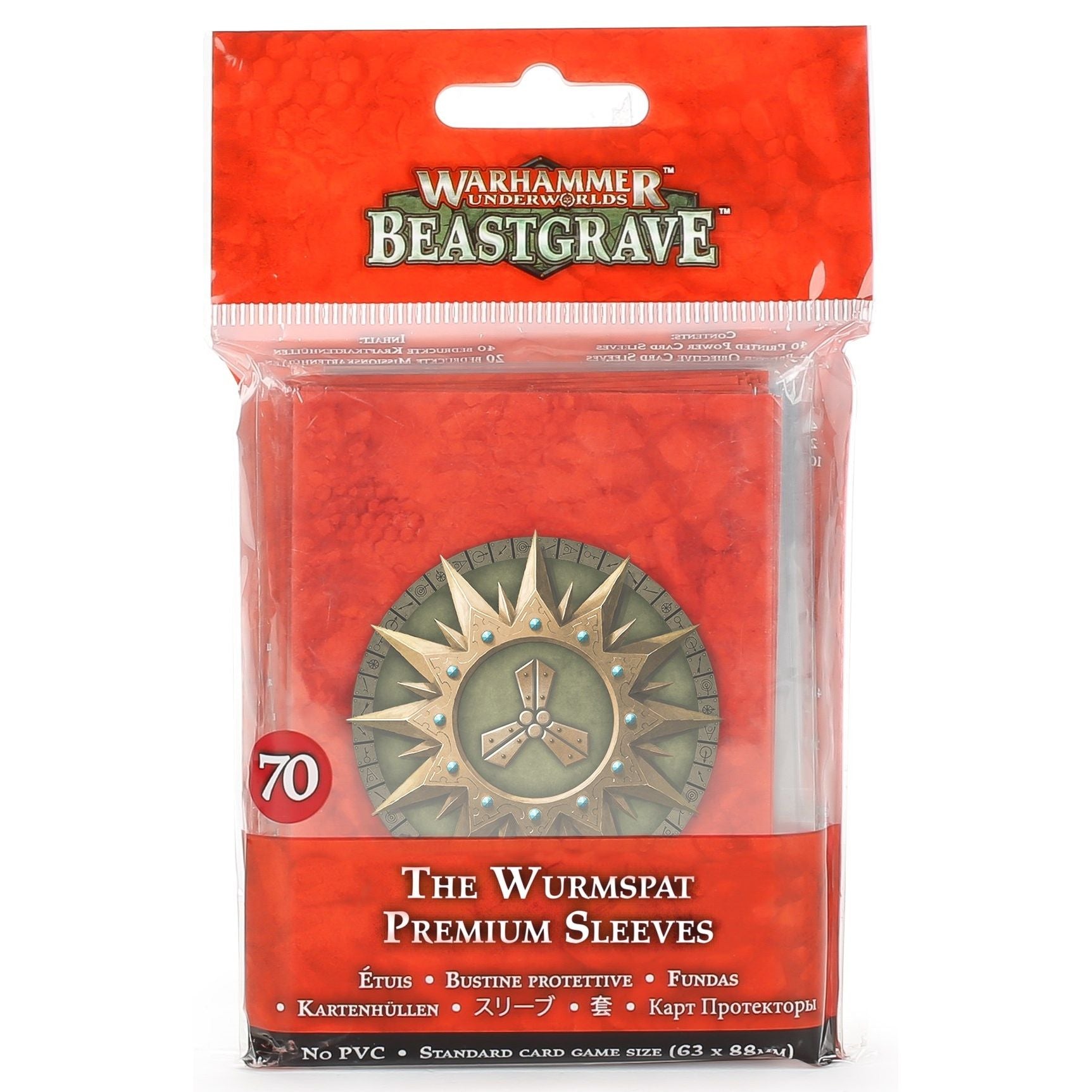Image for Warhammer: Underworlds - Beastgrave: The Wurmspat Sleeves (70-pack) - Warhammer Game Accessories