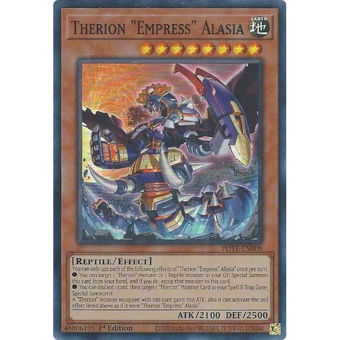 Image for Therion "Empress" Alasia (POTE-EN008) (POTE) - YuGiOh