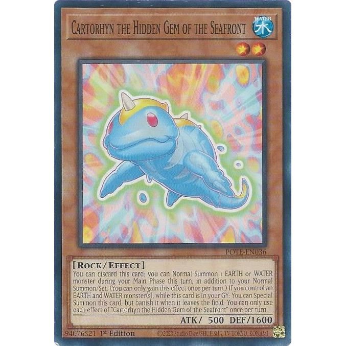 Image for Cartorhyn the Hidden Gem of the Seafront (POTE-EN036) (POTE) - YuGiOh