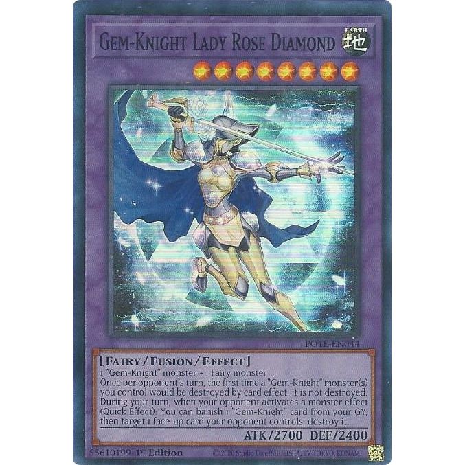 Image for Gem-Knight Lady Rose Diamond (POTE-EN044) (POTE) - YuGiOh
