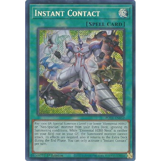 Image for Instant Contact (POTE-EN052) (POTE) - YuGiOh