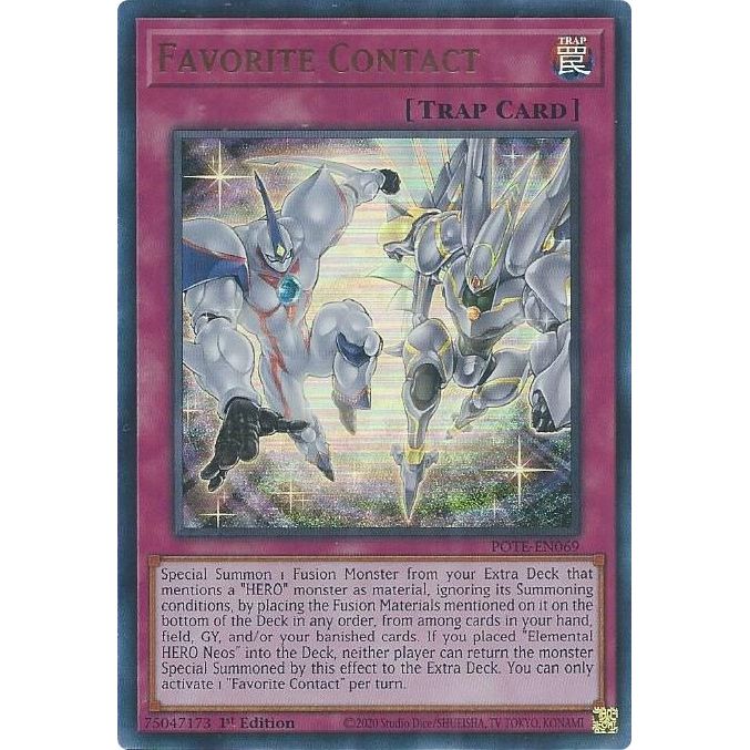Image for Favorite Contact (POTE-EN069) (POTE) - YuGiOh