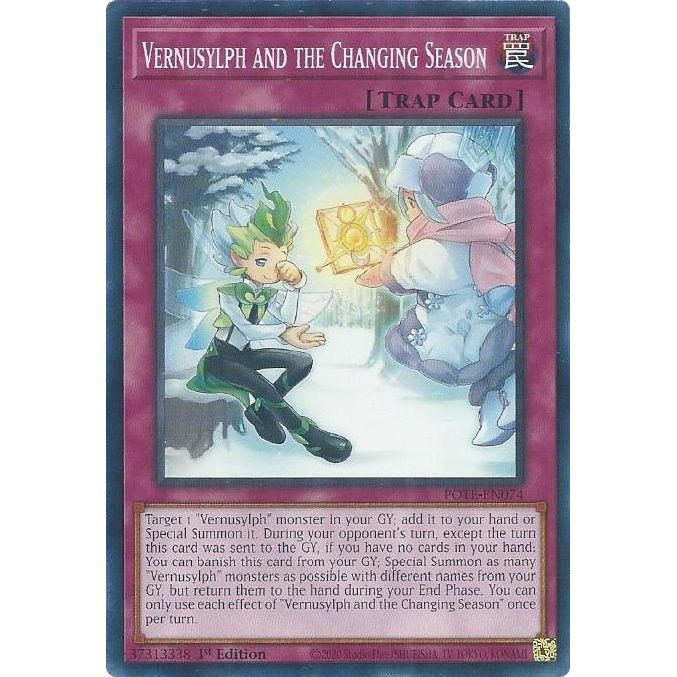 Image for Vernusylph and the Changing Season (POTE-EN074) (POTE) - YuGiOh