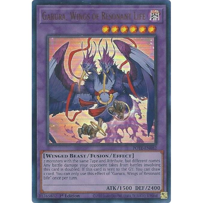 Image for Garura, Wings of Resonant Life (POTE-EN082) (POTE) - YuGiOh