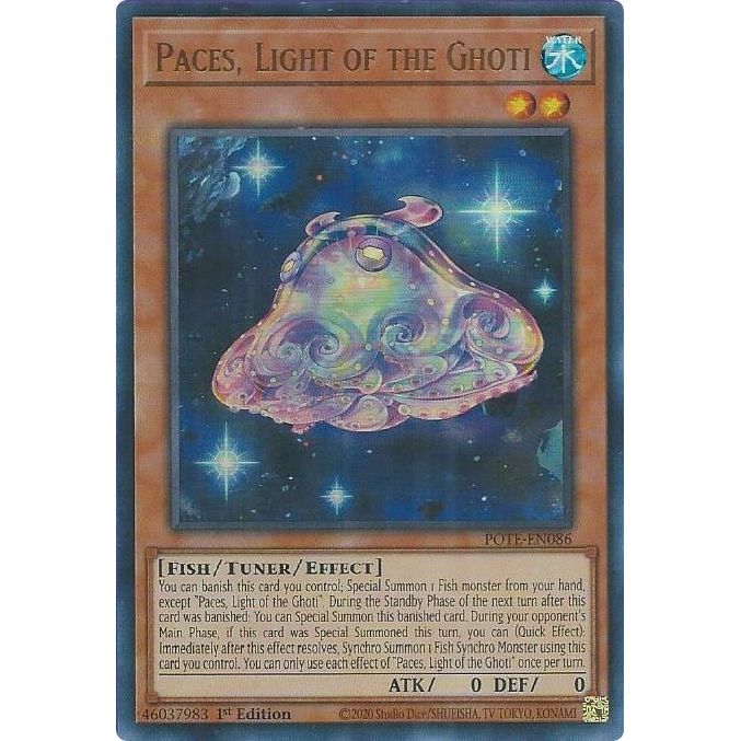Image for Paces, Light of the Ghoti (POTE-EN086) (POTE) - YuGiOh