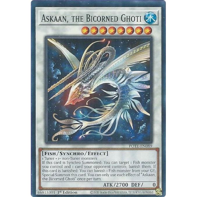 Image for Askaan, the Bicorned Ghoti (POTE-EN089) (POTE) - YuGiOh
