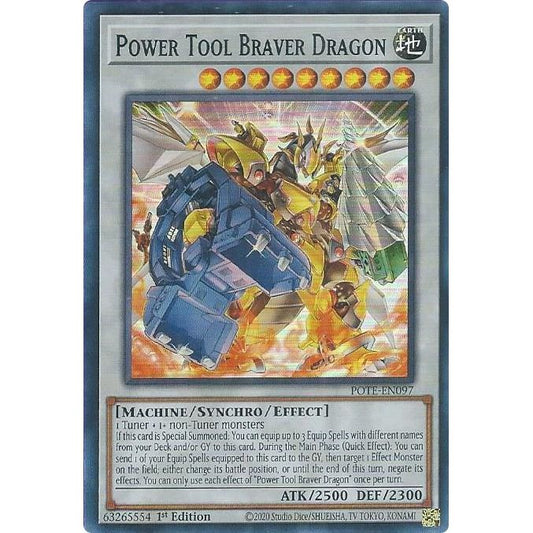 Image for Power Tool Braver Dragon (POTE-EN097) (POTE) - YuGiOh