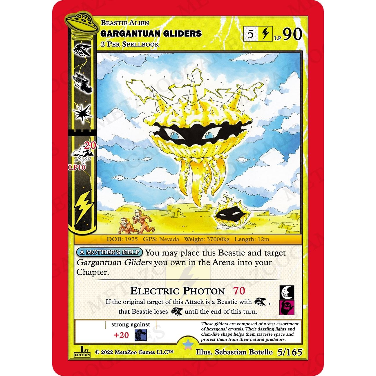 Image for Gargantuan Gliders (005/165) (UFOFE) - MetaZoo