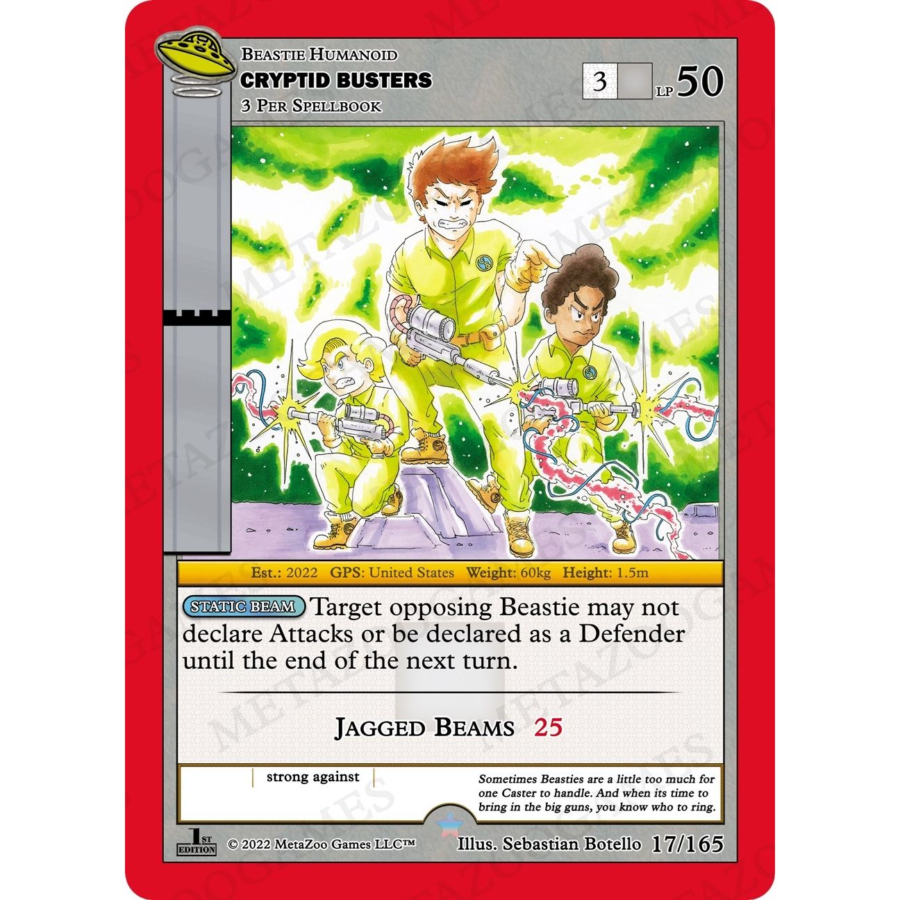 Image for Cryptid Busters (017/165) (UFOFE) - MetaZoo