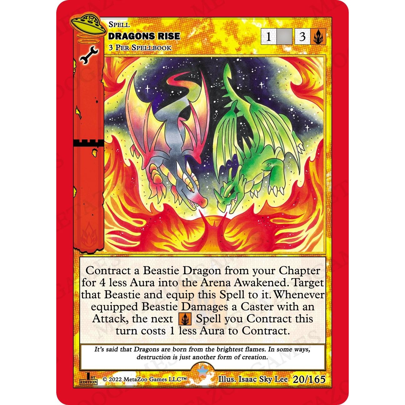 Image for Dragons Rise (020/165) (UFOFE) - MetaZoo