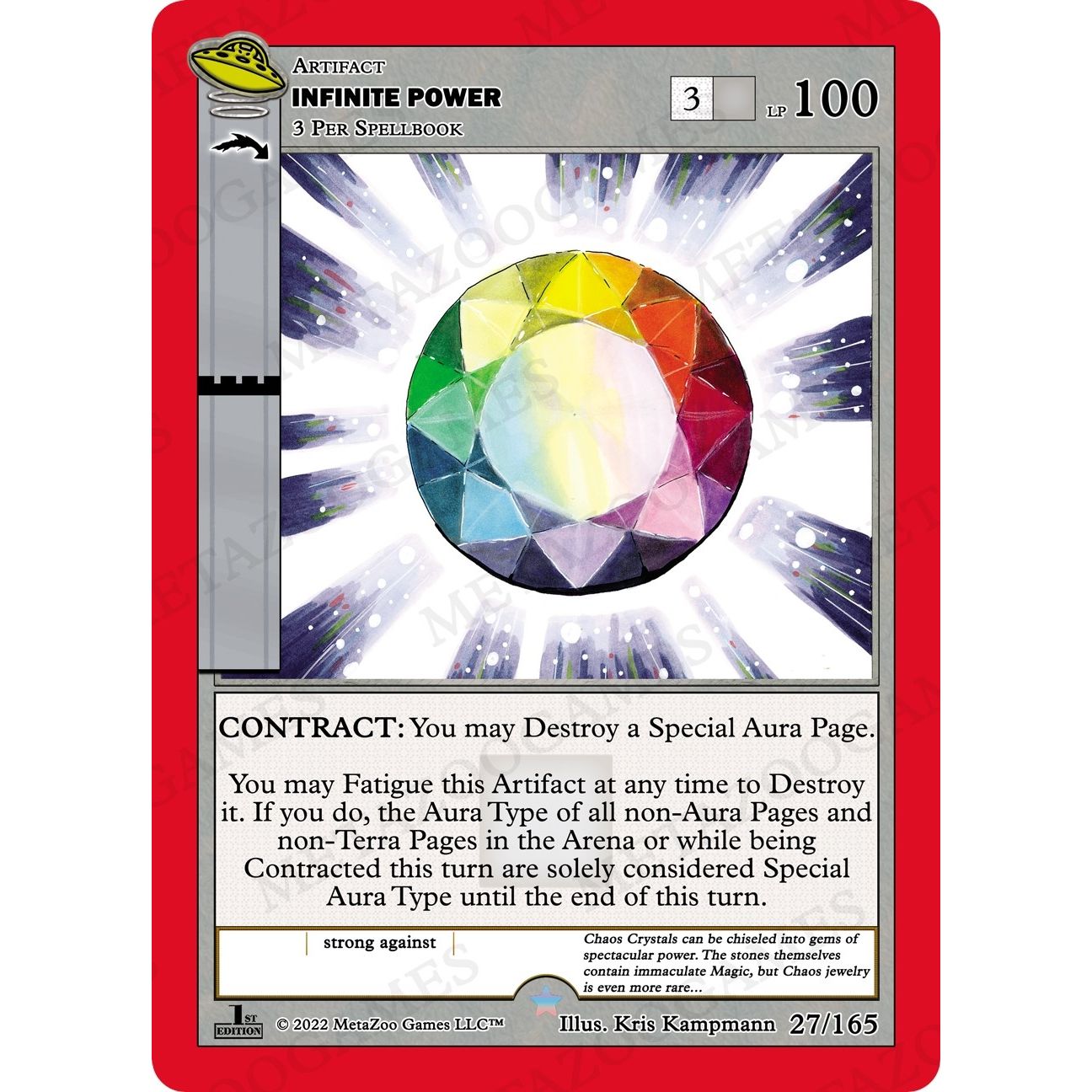 Image for Infinite Power (027/165) (UFOFE) - MetaZoo