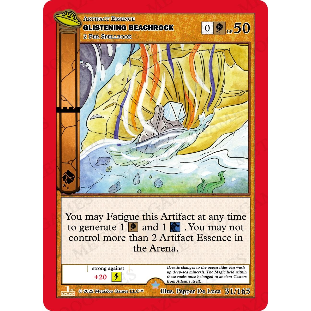 Image for Glistening Beachrock (031/165) (UFOFE) - MetaZoo