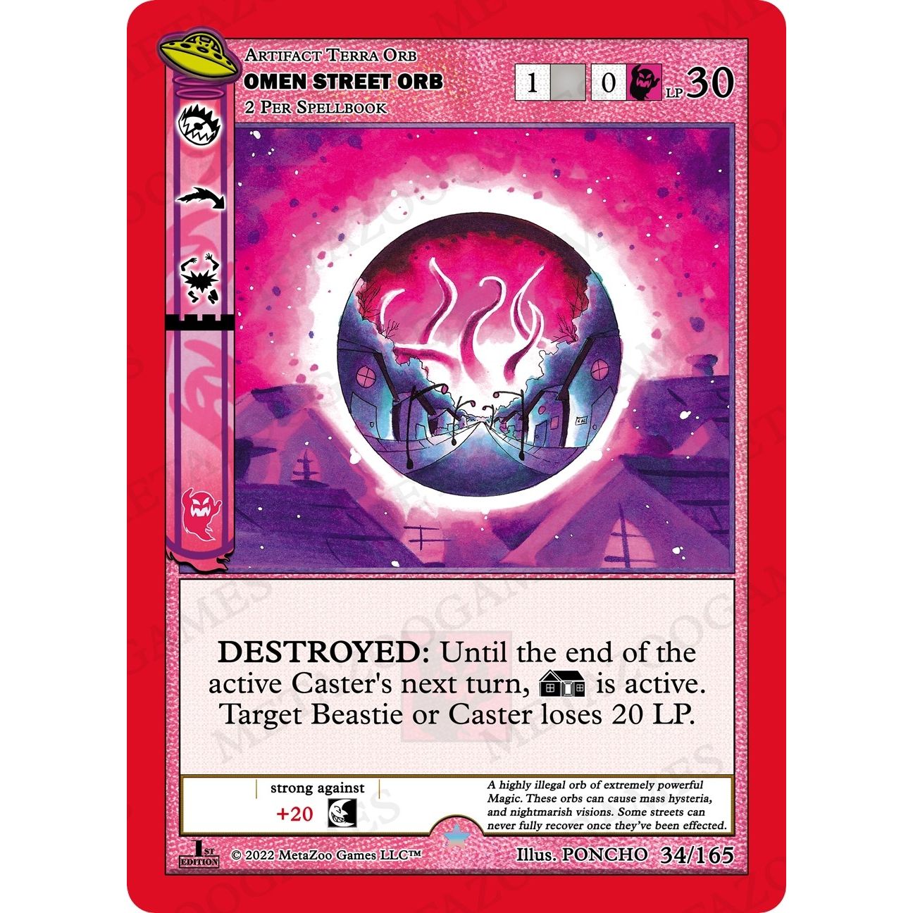 Image for Omen Street Orb (034/165) (UFOFE) - MetaZoo