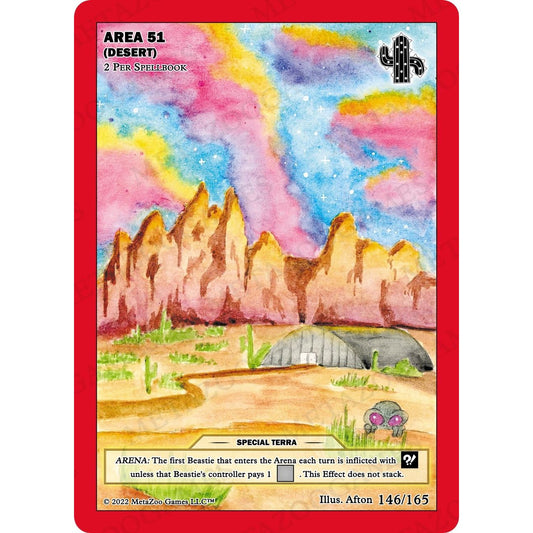 Image for Area 51 (Desert) (146/165) (UFOFE) - MetaZoo