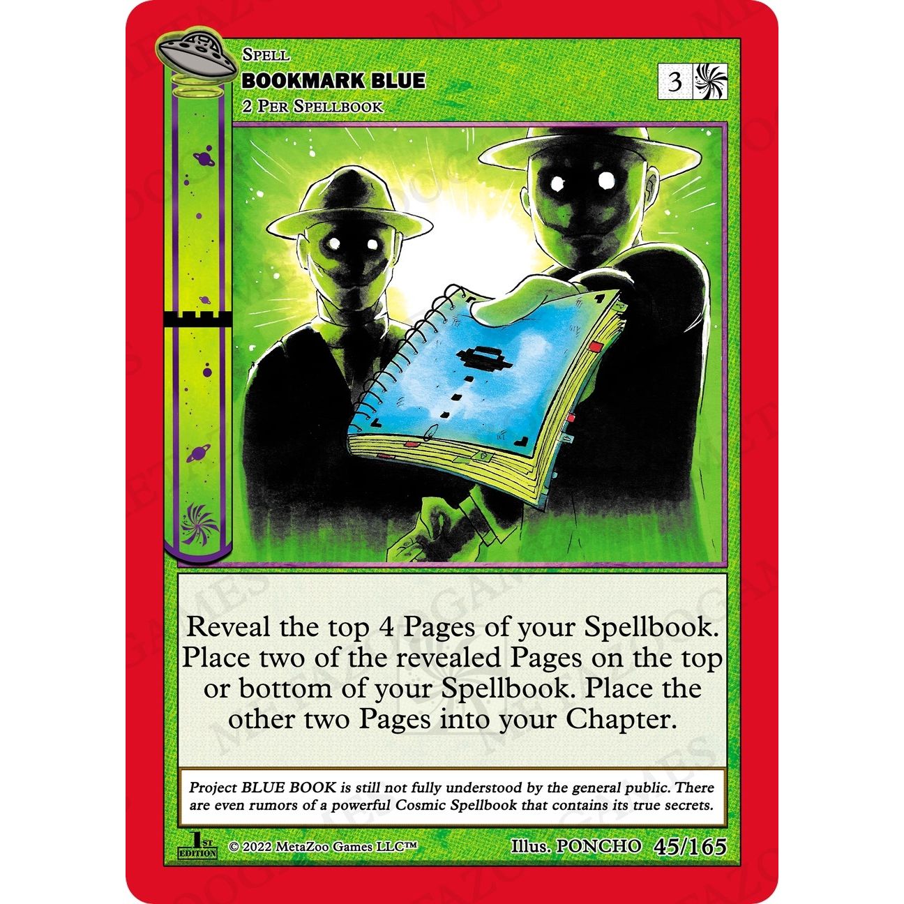 Image for Bookmark Blue (045/165) (UFOFE) - MetaZoo
