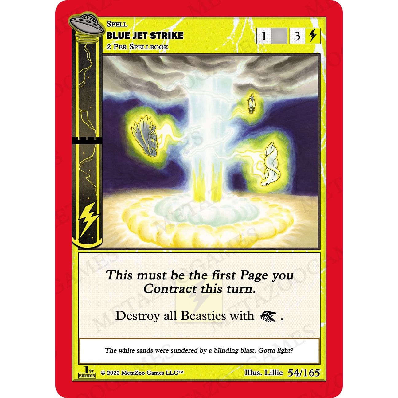 Image for Blue Jet Strike (054/165) (UFOFE) - MetaZoo