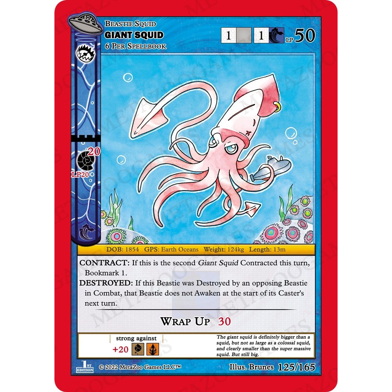 Image for Giant Squid (125/165) (UFOFE) - MetaZoo