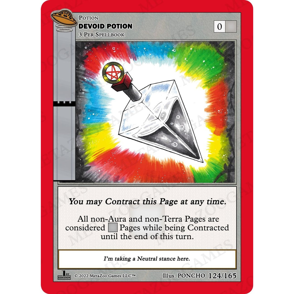 Image for Devoid Potion (124/165) (UFOFE) - MetaZoo