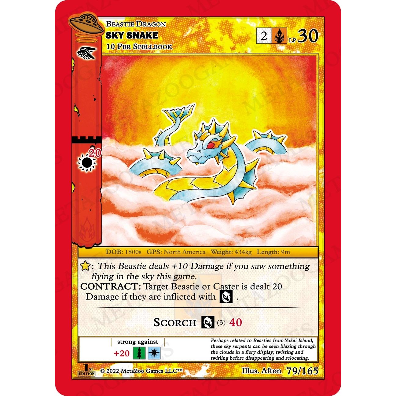 Image for Sky Snake (079/165) (UFOFE) - MetaZoo