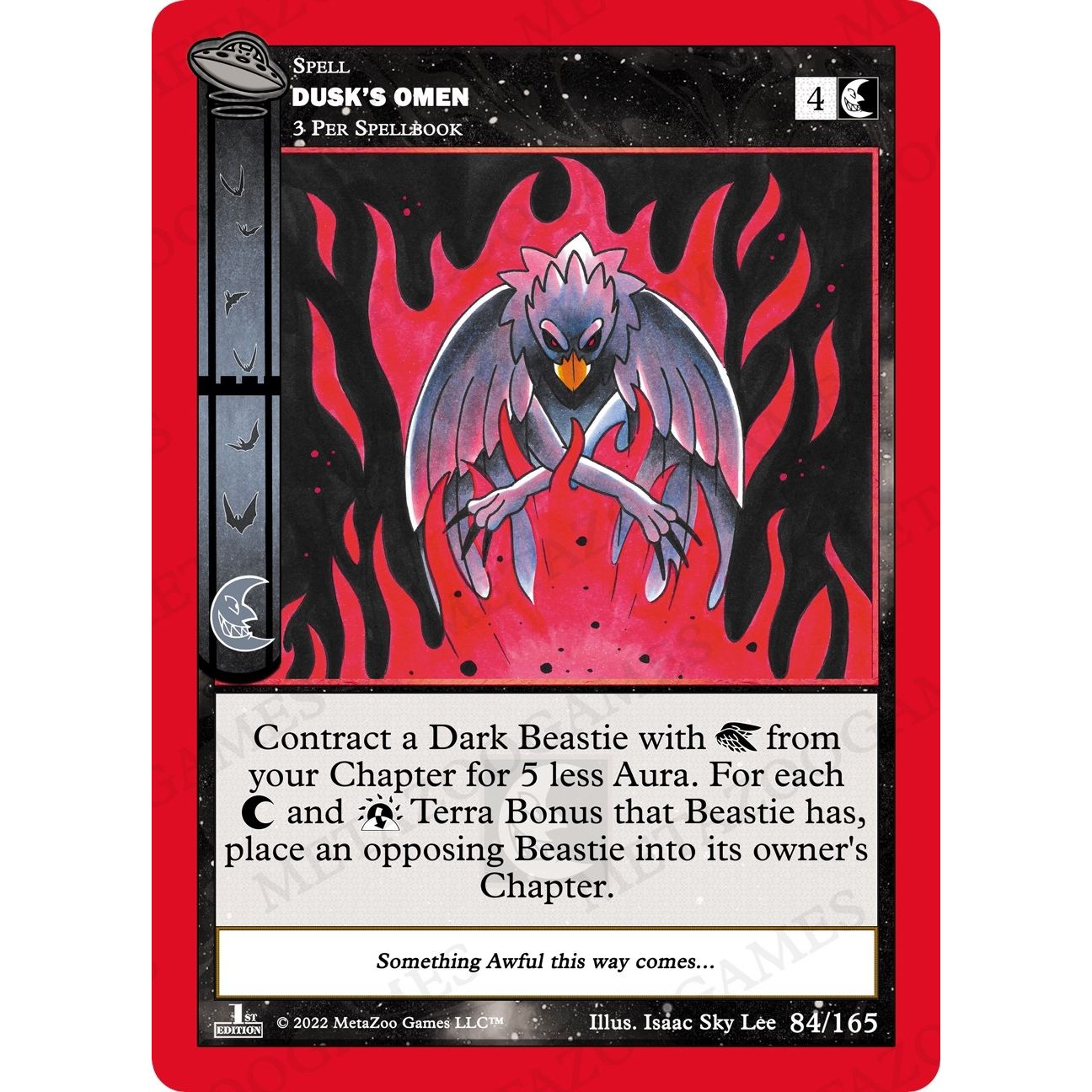 Image for Dusk's Omen (084/165) (UFOFE) - MetaZoo
