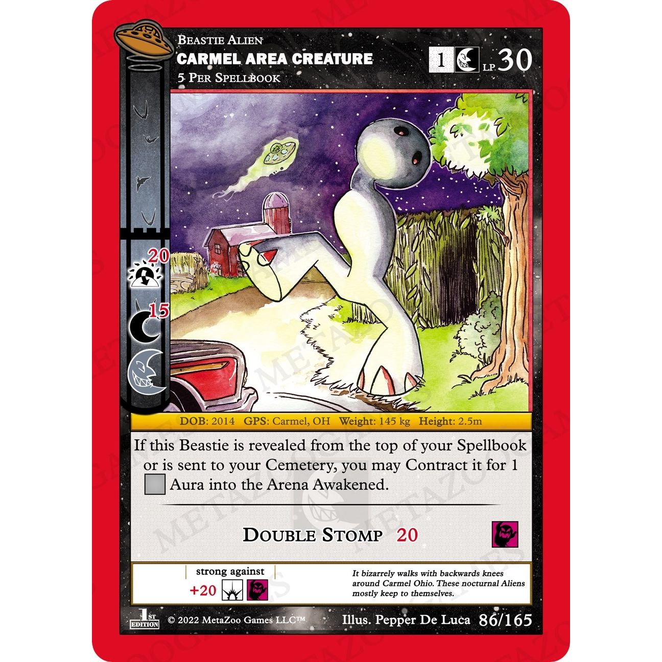 Image for Carmel Area Creature (086/165) (UFOFE) - MetaZoo