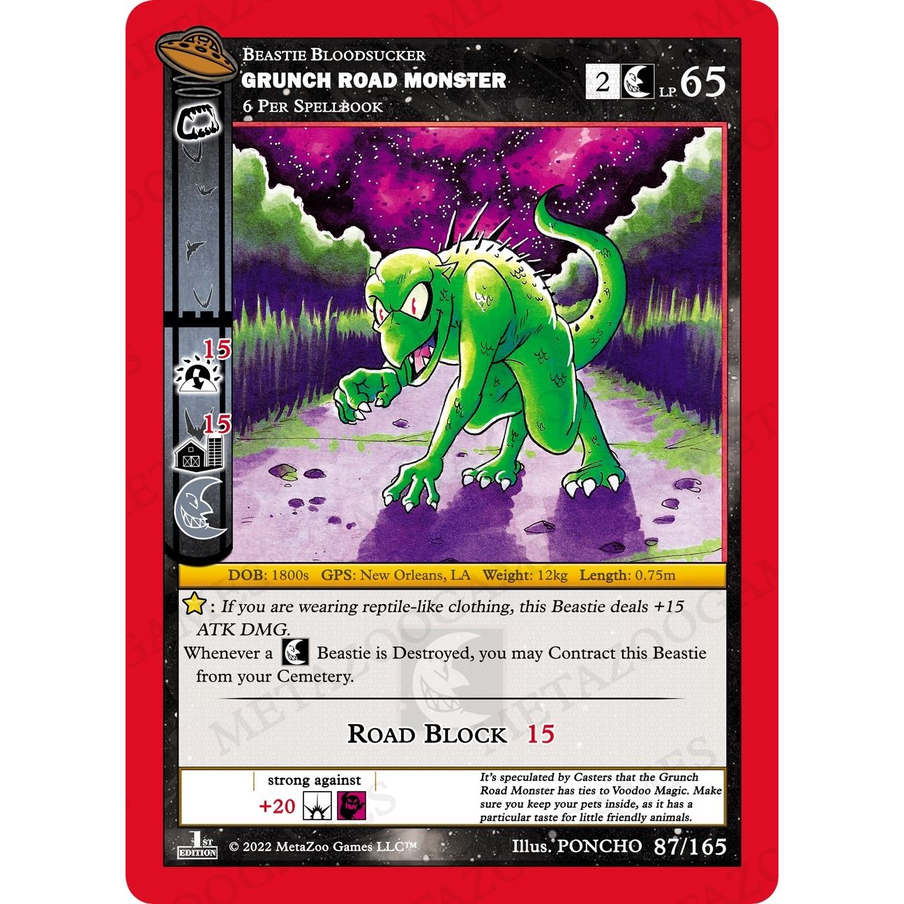 Image for Grunch Road Monster (087/165) (UFOFE) - MetaZoo