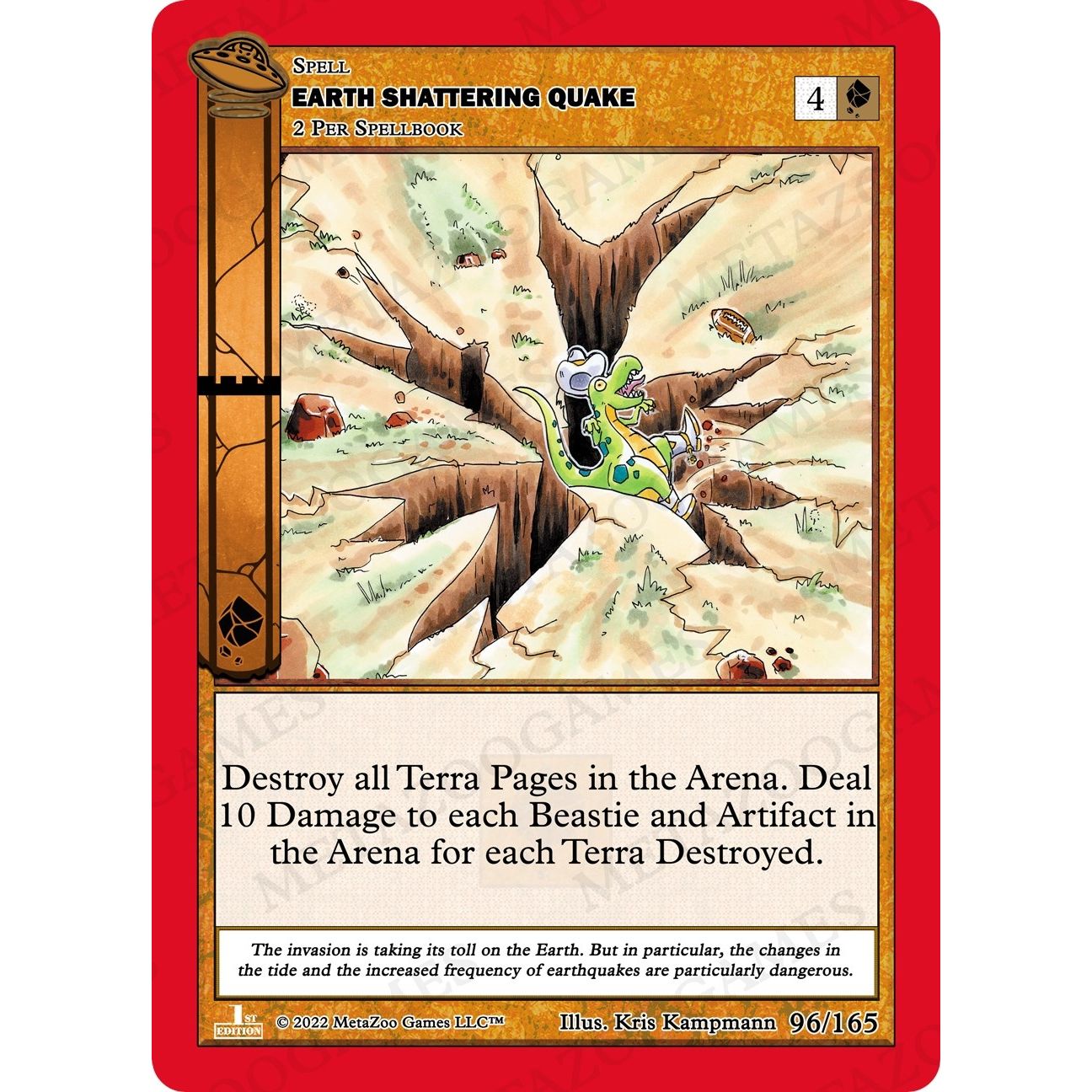 Image for Earth Shattering Quake (096/165) (UFOFE) - MetaZoo