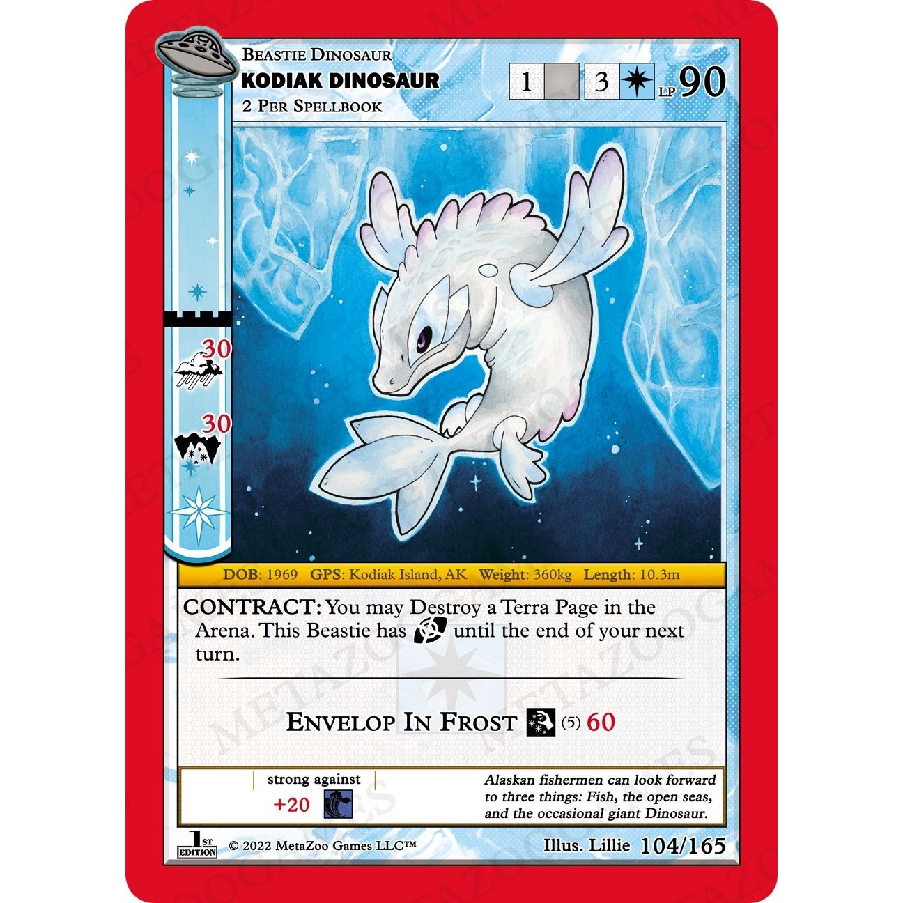 Image for Kodiak Dinosaur (104/165) (UFOFE) - MetaZoo