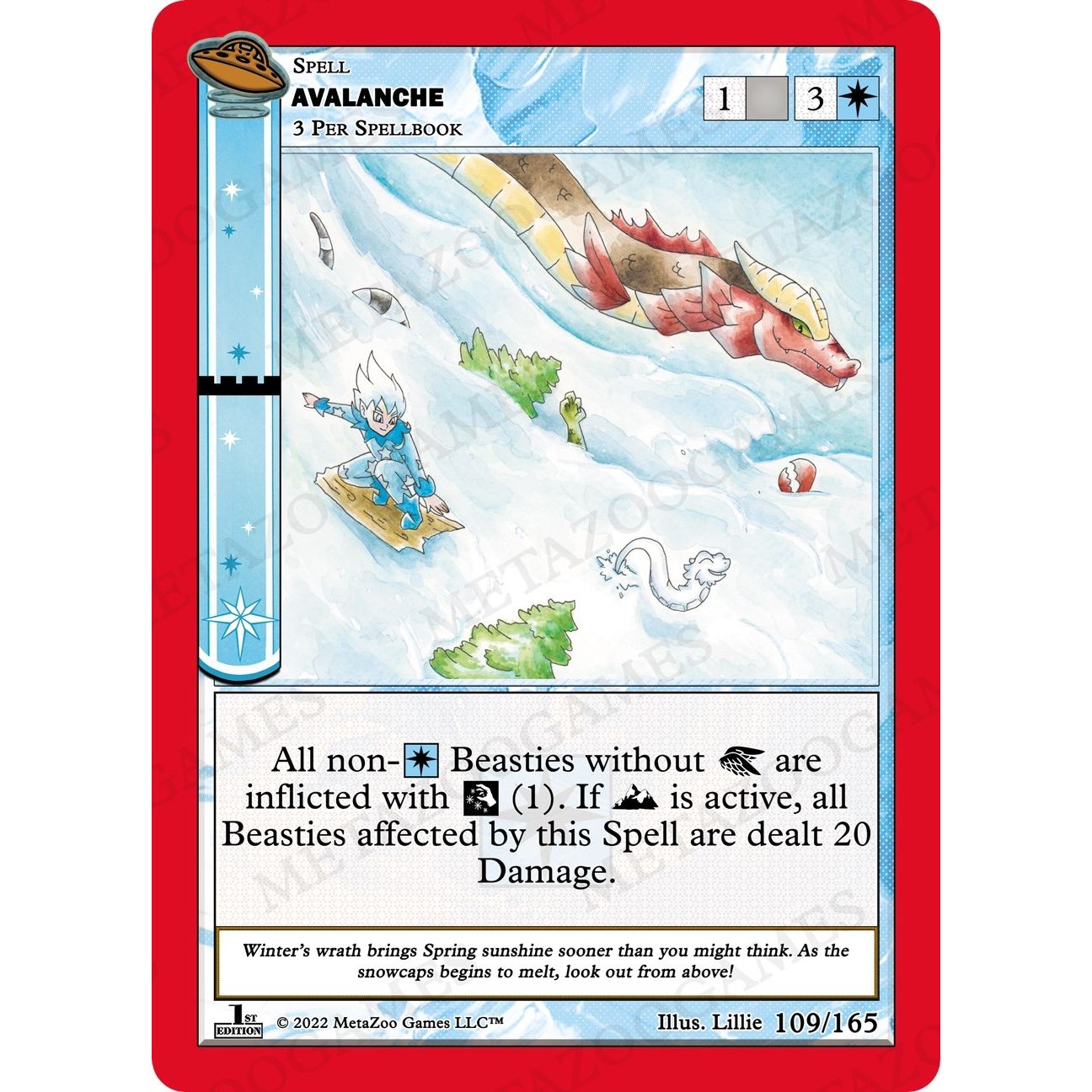 Image for Avalanche (109/165) (UFOFE) - MetaZoo