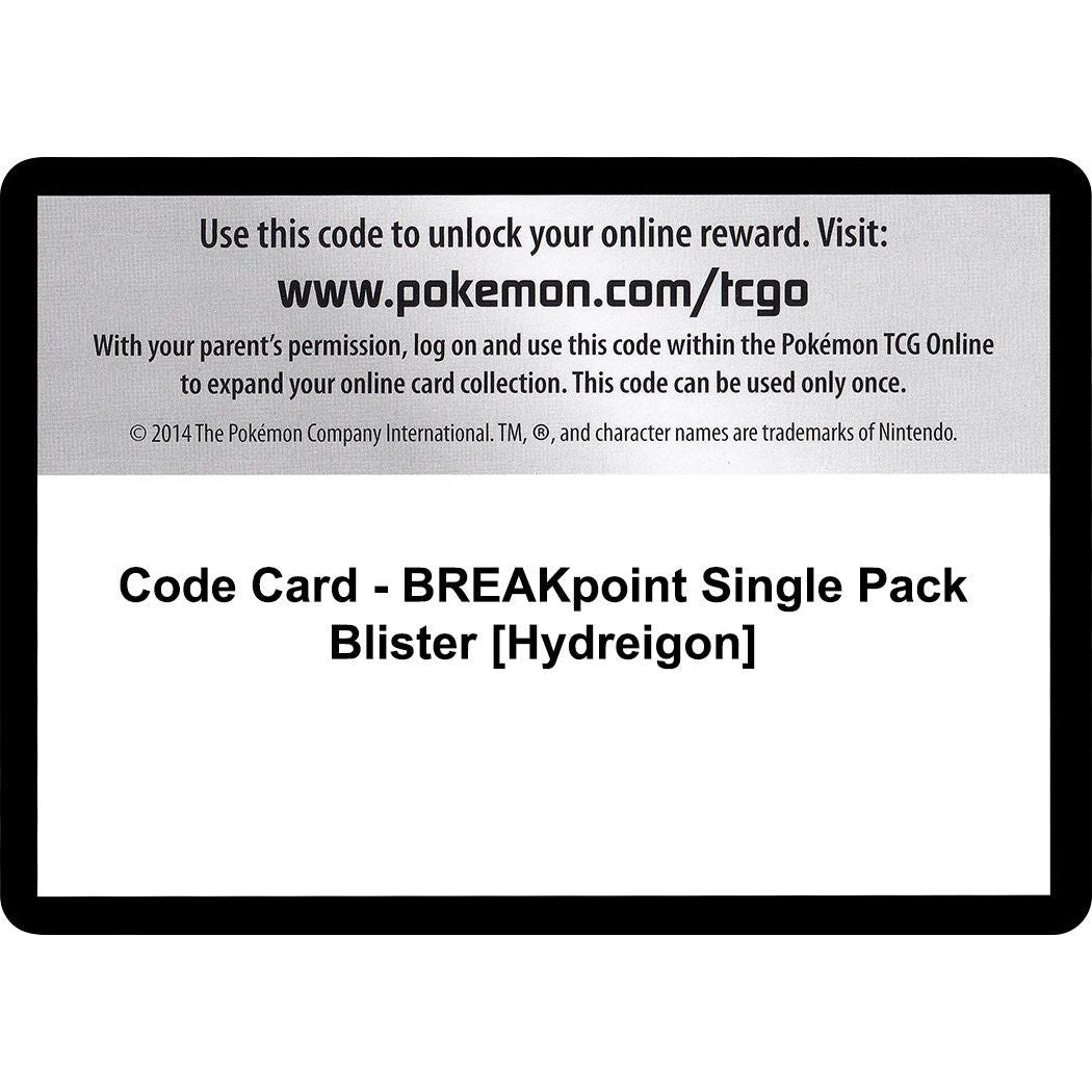 Image for Code Card - BREAKpoint Single Pack Blister [Hydreigon] (BKP) - Pokemon