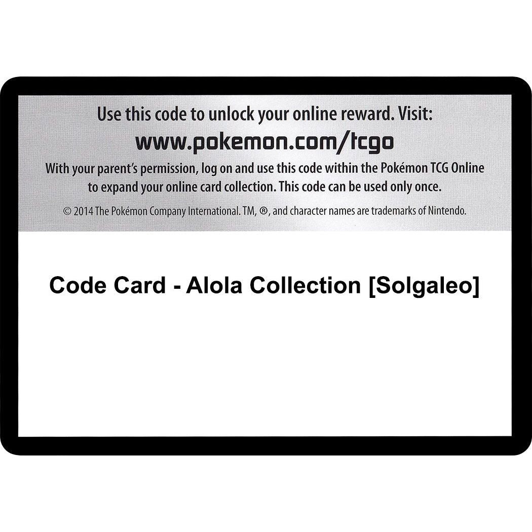 Image for Code Card - Alola Collection [Solgaleo] (EVO) - Pokemon