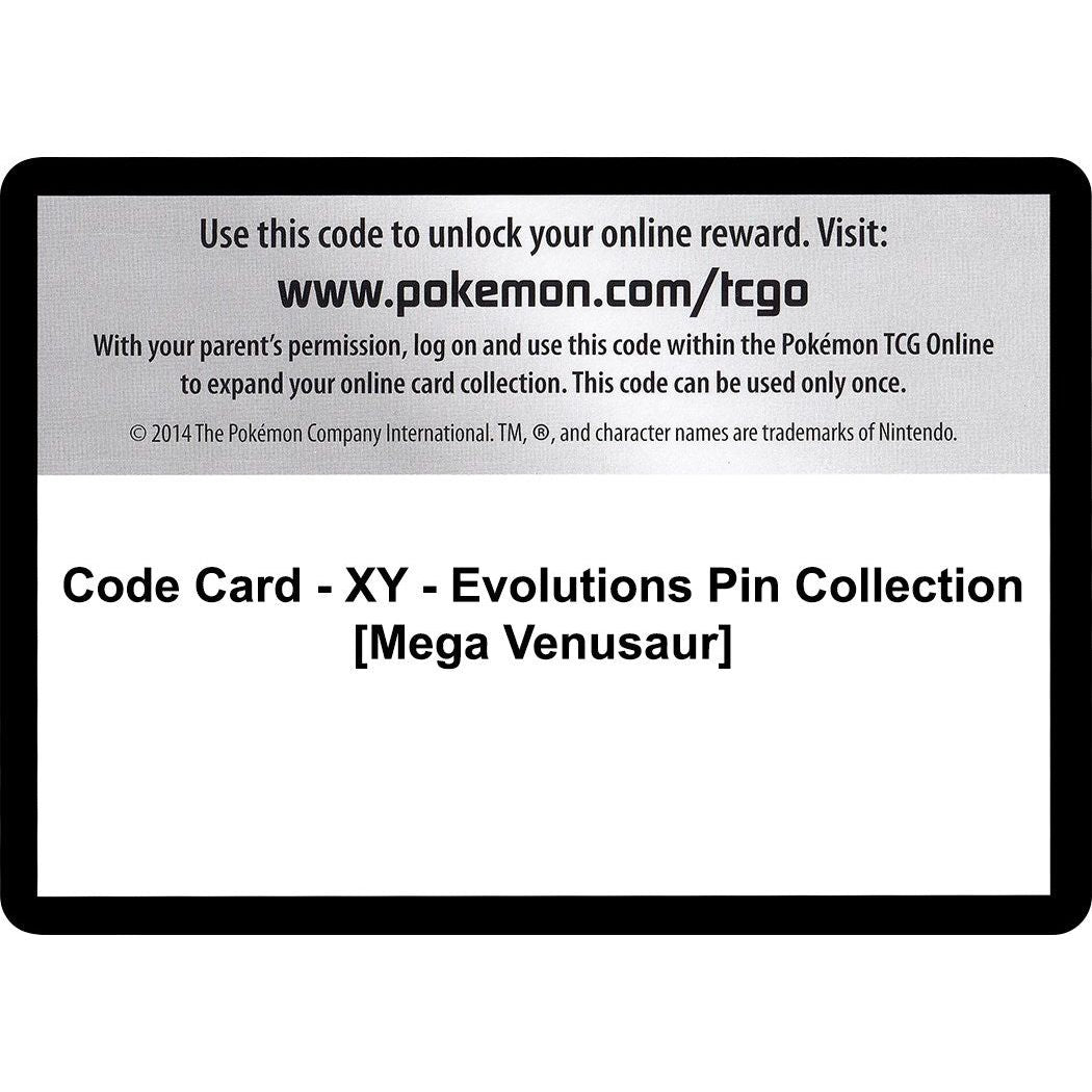 Image for Code Card - XY - Evolutions Pin Collection [Mega Venusaur] (EVO) - Pokemon