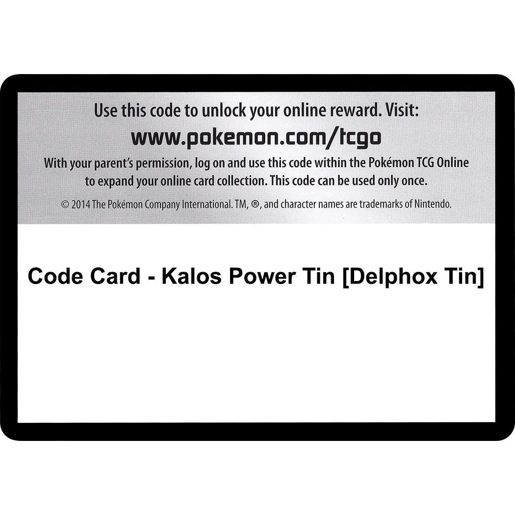 Image for Code Card - Kalos Power Tin [Delphox Tin] (FLF) - Pokemon