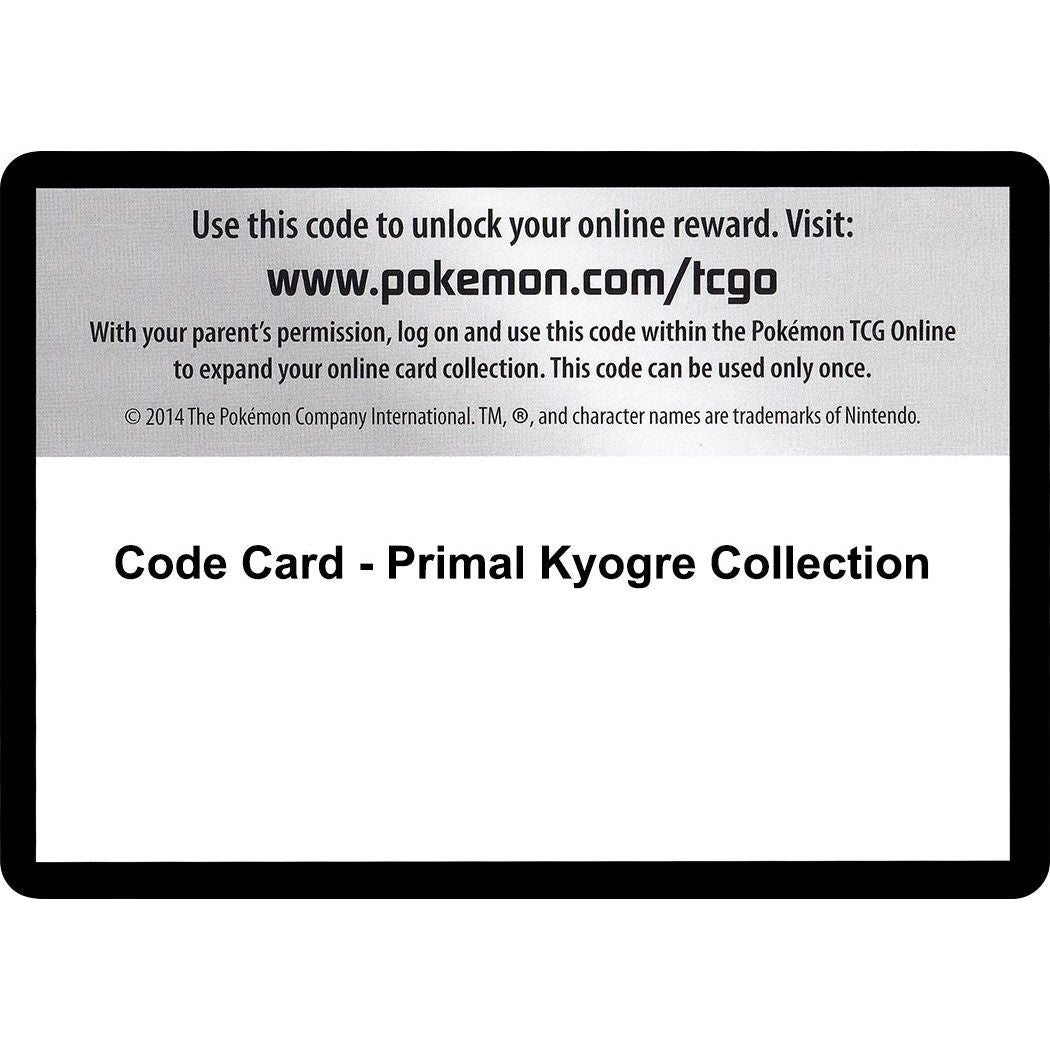 Image for Code Card - Primal Kyogre Collection (PRC) - Pokemon