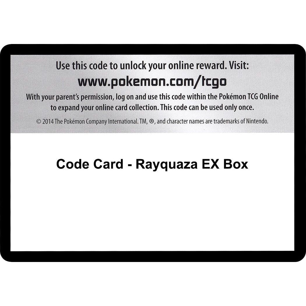 Image for Code Card - Rayquaza EX Box (ROS) - Pokemon