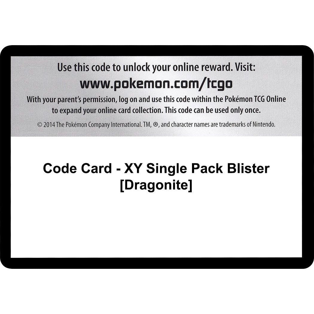 Image for Code Card - XY Single Pack Blister [Dragonite] (XY) - Pokemon