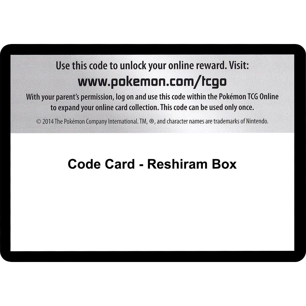 Image for Code Card - Reshiram Box (EPO) - Pokemon